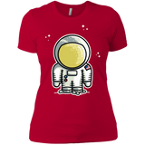 T-Shirts Red / X-Small Cute Astronaut Women's Premium T-Shirt