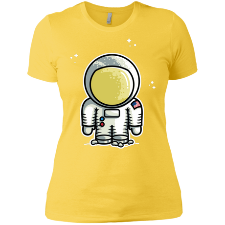 T-Shirts Vibrant Yellow / X-Small Cute Astronaut Women's Premium T-Shirt