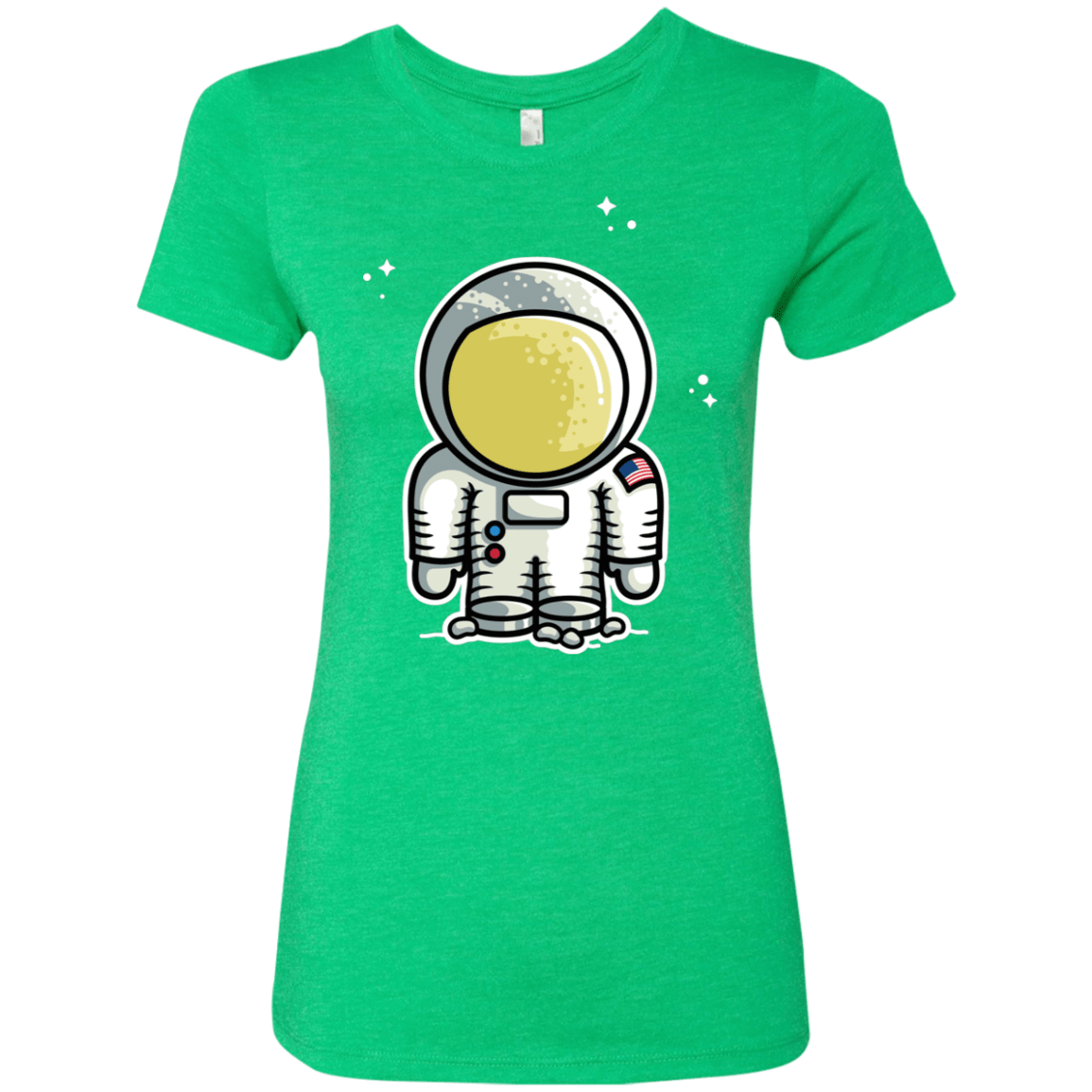 T-Shirts Envy / S Cute Astronaut Women's Triblend T-Shirt
