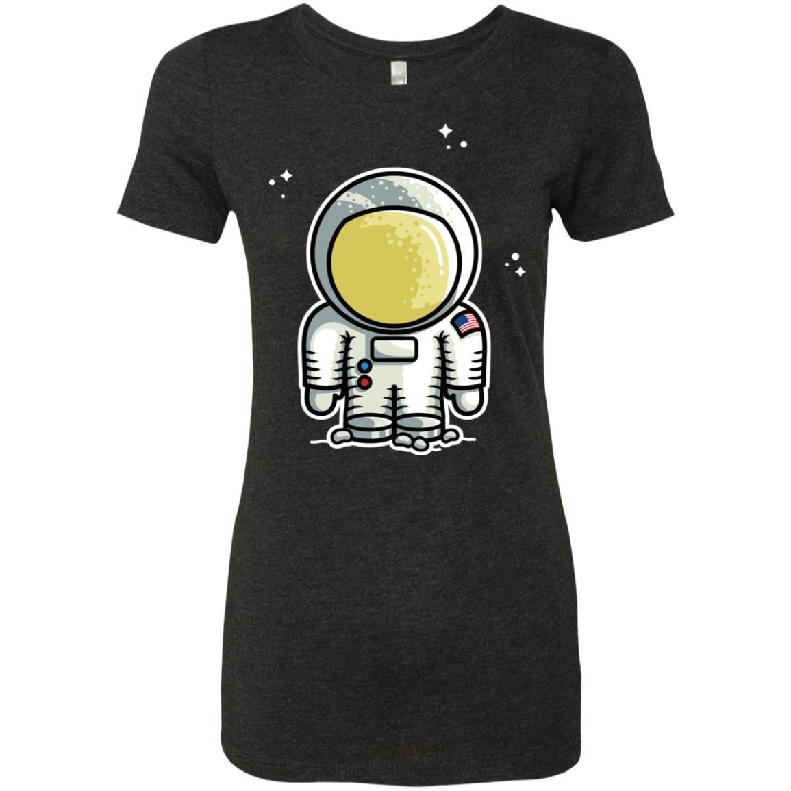 T-Shirts Vintage Black / S Cute Astronaut Women's Triblend T-Shirt
