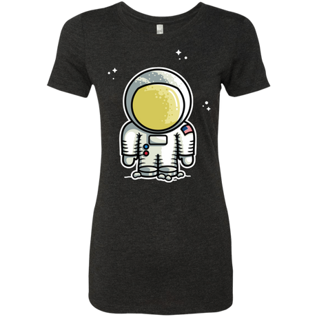 T-Shirts Vintage Black / S Cute Astronaut Women's Triblend T-Shirt