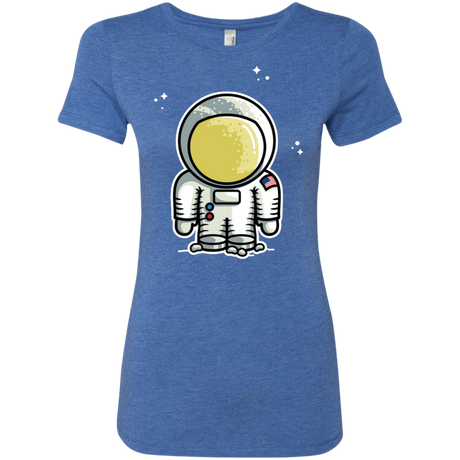 T-Shirts Vintage Royal / S Cute Astronaut Women's Triblend T-Shirt