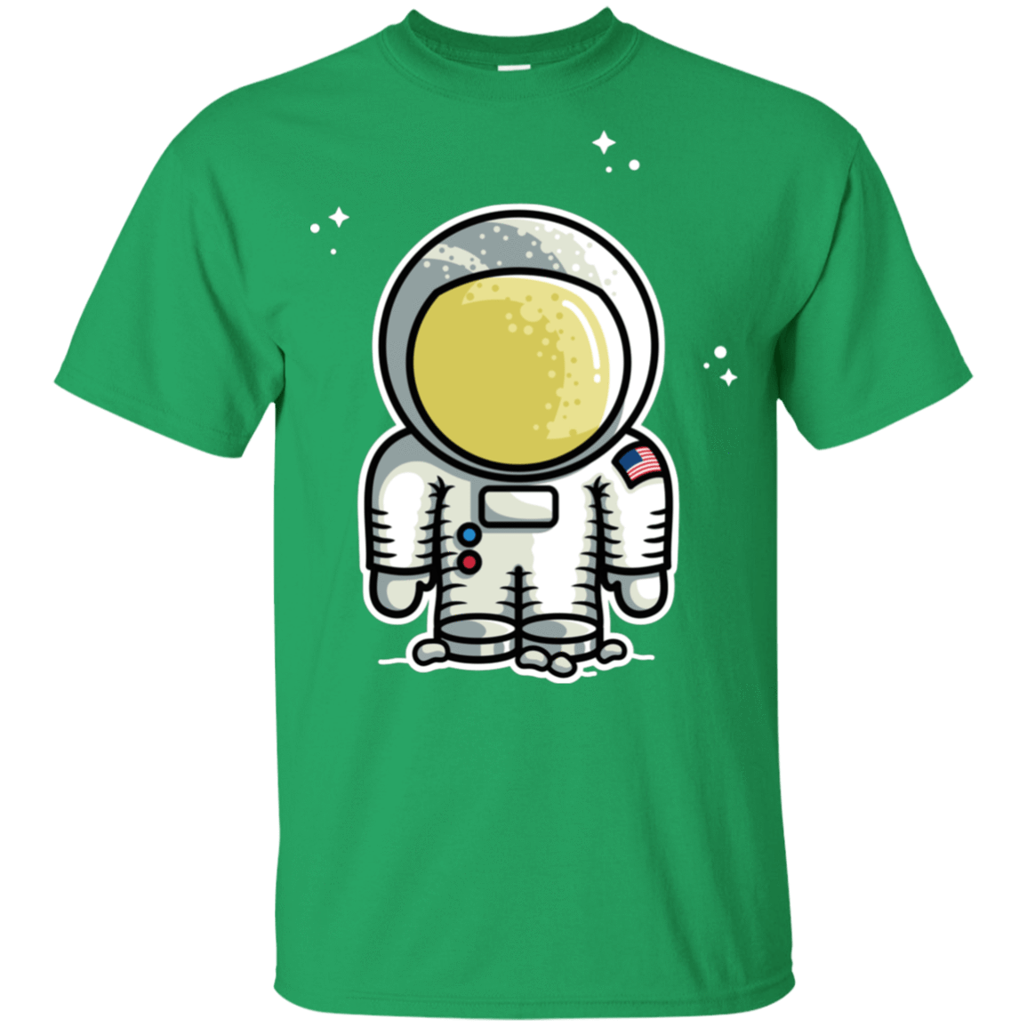 T-Shirts Irish Green / YXS Cute Astronaut Youth T-Shirt