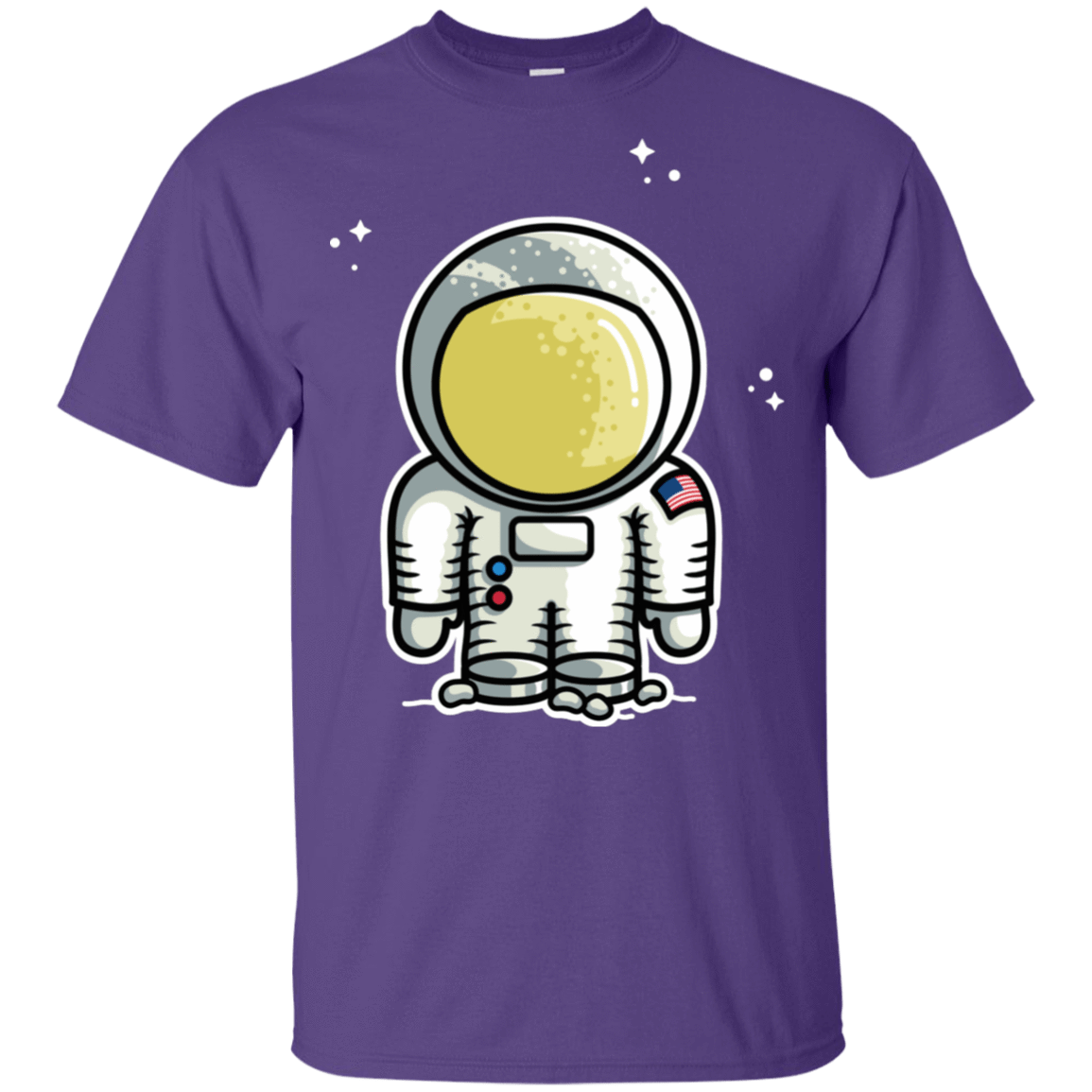 T-Shirts Purple / YXS Cute Astronaut Youth T-Shirt