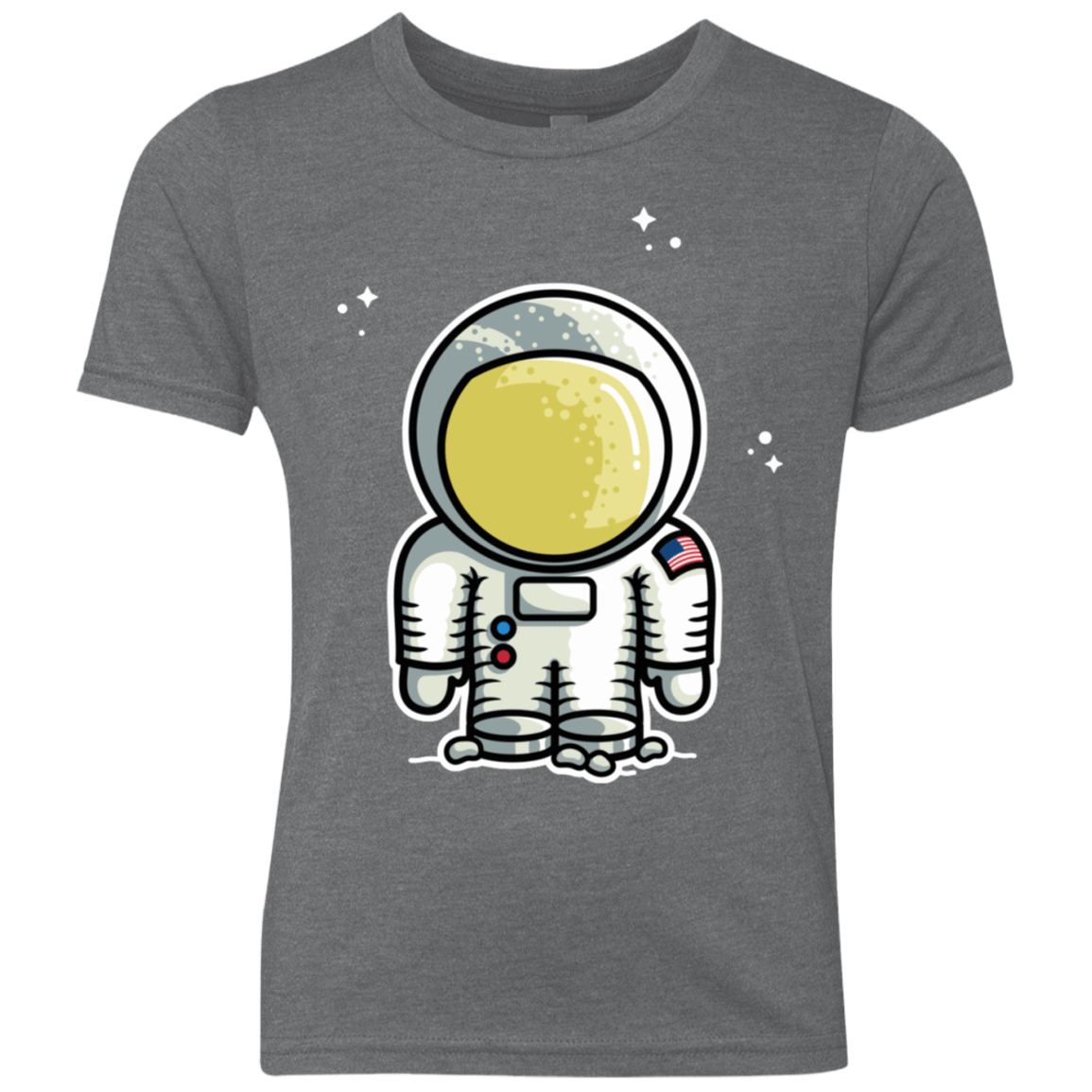 T-Shirts Premium Heather / YXS Cute Astronaut Youth Triblend T-Shirt