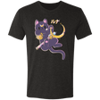 T-Shirts Vintage Black / S Cute Cat Anime Men's Triblend T-Shirt