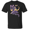 T-Shirts Black / S Cute Cat Anime T-Shirt