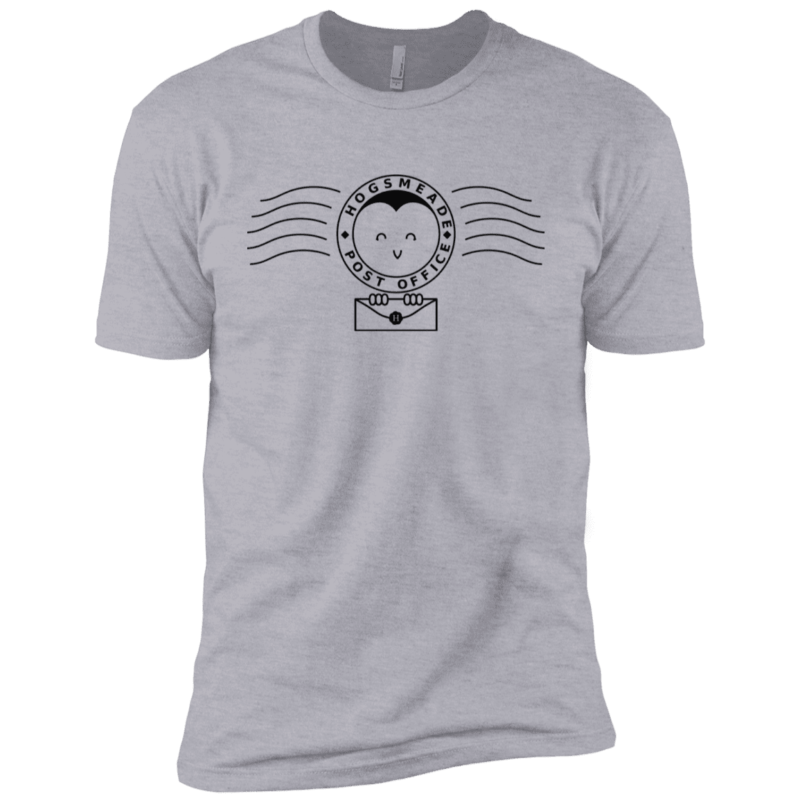 T-Shirts Heather Grey / YXS Cute Hogsmeade Post Office Stamp Boys Premium T-Shirt