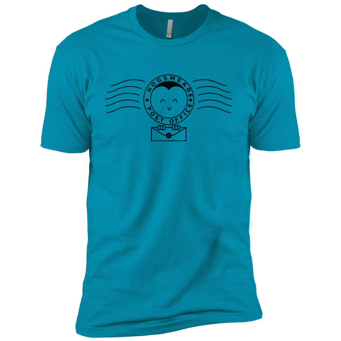 T-Shirts Turquoise / YXS Cute Hogsmeade Post Office Stamp Boys Premium T-Shirt