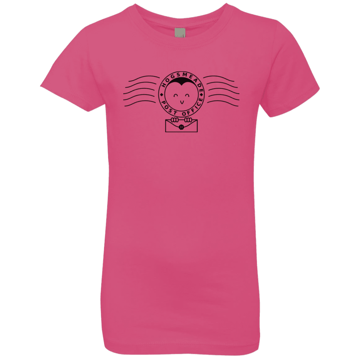 T-Shirts Hot Pink / YXS Cute Hogsmeade Post Office Stamp Girls Premium T-Shirt
