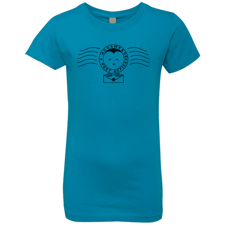 T-Shirts Turquoise / YXS Cute Hogsmeade Post Office Stamp Girls Premium T-Shirt