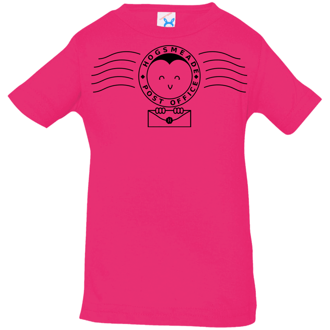 T-Shirts Hot Pink / 6 Months Cute Hogsmeade Post Office Stamp Infant Premium T-Shirt