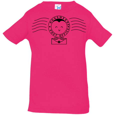 T-Shirts Hot Pink / 6 Months Cute Hogsmeade Post Office Stamp Infant Premium T-Shirt