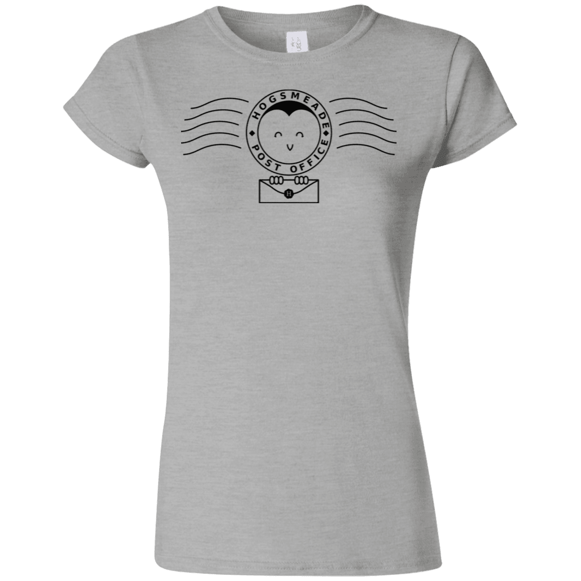 T-Shirts Sport Grey / S Cute Hogsmeade Post Office Stamp Junior Slimmer-Fit T-Shirt