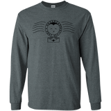 T-Shirts Dark Heather / S Cute Hogsmeade Post Office Stamp Men's Long Sleeve T-Shirt