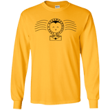 T-Shirts Gold / S Cute Hogsmeade Post Office Stamp Men's Long Sleeve T-Shirt