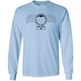 T-Shirts Light Blue / S Cute Hogsmeade Post Office Stamp Men's Long Sleeve T-Shirt