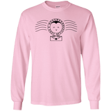 T-Shirts Light Pink / S Cute Hogsmeade Post Office Stamp Men's Long Sleeve T-Shirt