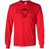 T-Shirts Red / S Cute Hogsmeade Post Office Stamp Men's Long Sleeve T-Shirt