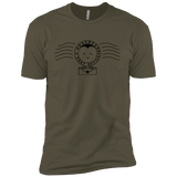 T-Shirts Military Green / X-Small Cute Hogsmeade Post Office Stamp Men's Premium T-Shirt