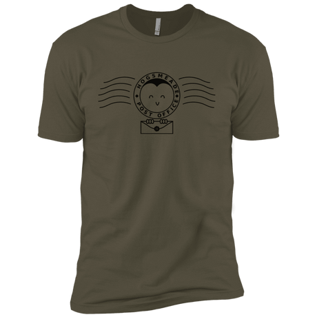 T-Shirts Military Green / X-Small Cute Hogsmeade Post Office Stamp Men's Premium T-Shirt