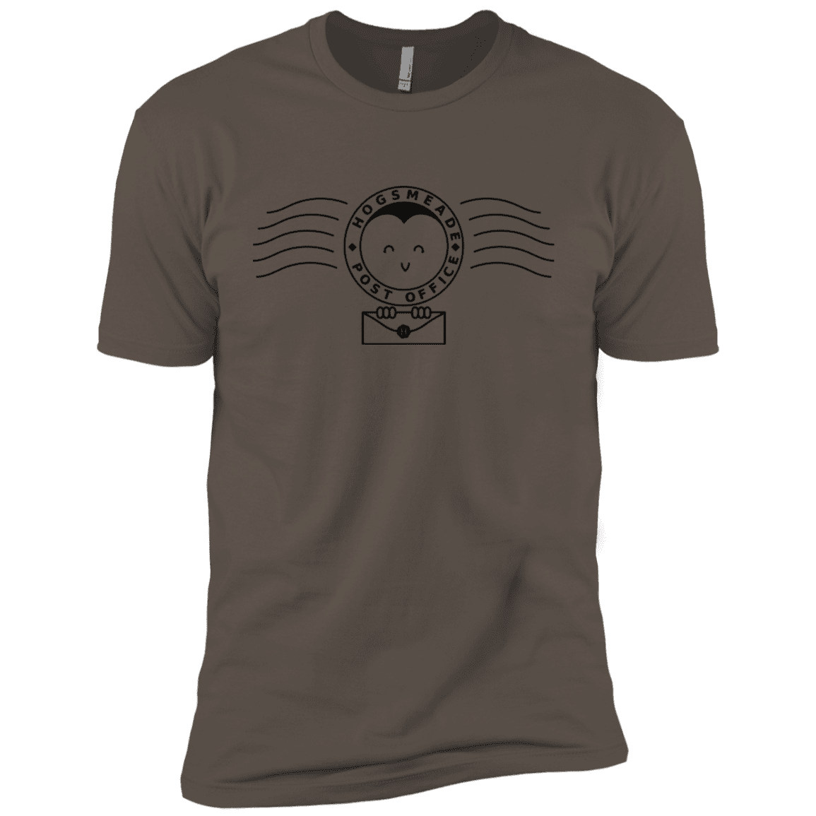 T-Shirts Warm Grey / X-Small Cute Hogsmeade Post Office Stamp Men's Premium T-Shirt