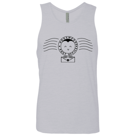 T-Shirts Heather Grey / S Cute Hogsmeade Post Office Stamp Men's Premium Tank Top