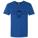 T-Shirts Royal / X-Small Cute Hogsmeade Post Office Stamp Men's Premium V-Neck