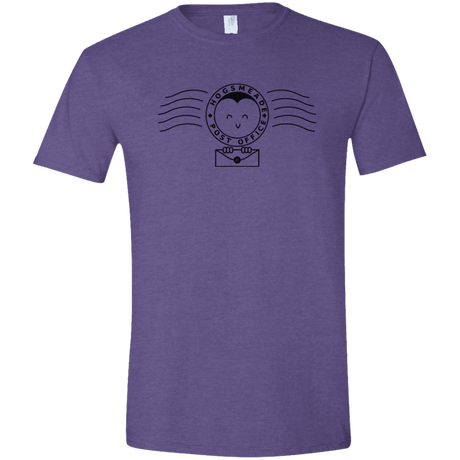 T-Shirts Heather Purple / S Cute Hogsmeade Post Office Stamp Men's Semi-Fitted Softstyle