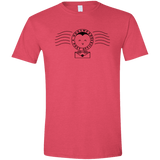 T-Shirts Heather Red / S Cute Hogsmeade Post Office Stamp Men's Semi-Fitted Softstyle
