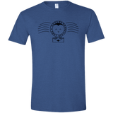 T-Shirts Heather Royal / X-Small Cute Hogsmeade Post Office Stamp Men's Semi-Fitted Softstyle
