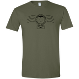 T-Shirts Military Green / S Cute Hogsmeade Post Office Stamp Men's Semi-Fitted Softstyle