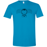 T-Shirts Sapphire / S Cute Hogsmeade Post Office Stamp Men's Semi-Fitted Softstyle