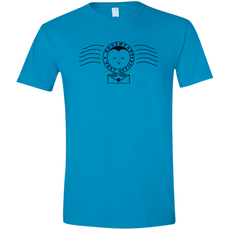 T-Shirts Sapphire / S Cute Hogsmeade Post Office Stamp Men's Semi-Fitted Softstyle