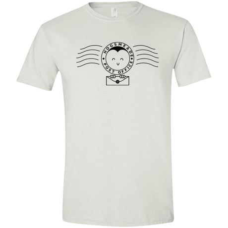 T-Shirts White / X-Small Cute Hogsmeade Post Office Stamp Men's Semi-Fitted Softstyle