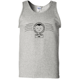 T-Shirts Ash / S Cute Hogsmeade Post Office Stamp Men's Tank Top