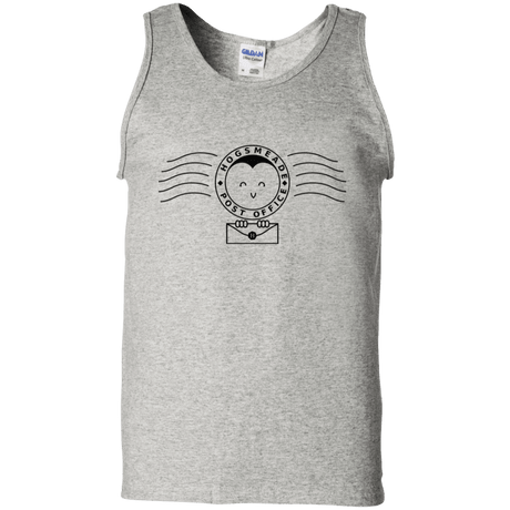 T-Shirts Ash / S Cute Hogsmeade Post Office Stamp Men's Tank Top