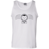 T-Shirts White / S Cute Hogsmeade Post Office Stamp Men's Tank Top