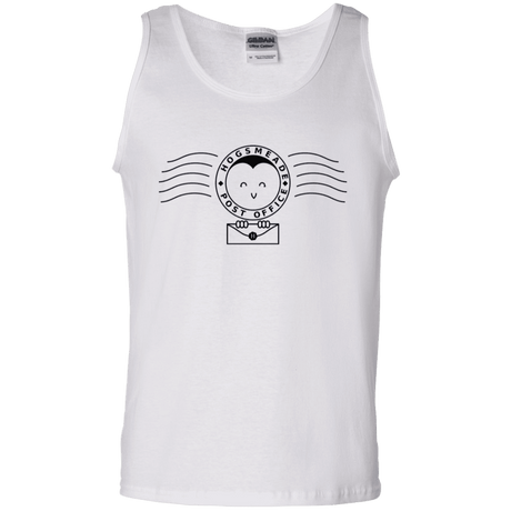T-Shirts White / S Cute Hogsmeade Post Office Stamp Men's Tank Top