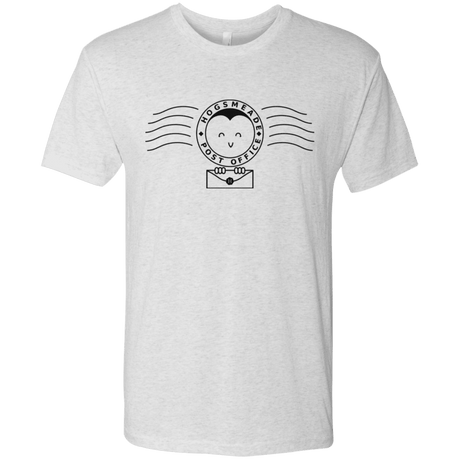 T-Shirts Heather White / S Cute Hogsmeade Post Office Stamp Men's Triblend T-Shirt