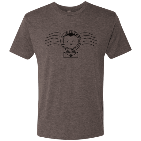 T-Shirts Macchiato / S Cute Hogsmeade Post Office Stamp Men's Triblend T-Shirt