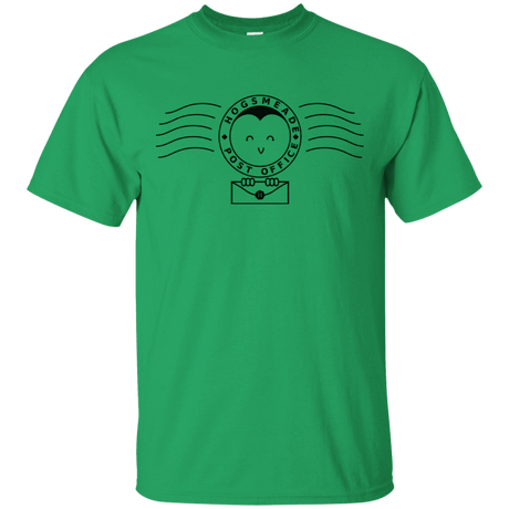 T-Shirts Irish Green / S Cute Hogsmeade Post Office Stamp T-Shirt