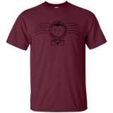 T-Shirts Maroon / S Cute Hogsmeade Post Office Stamp T-Shirt