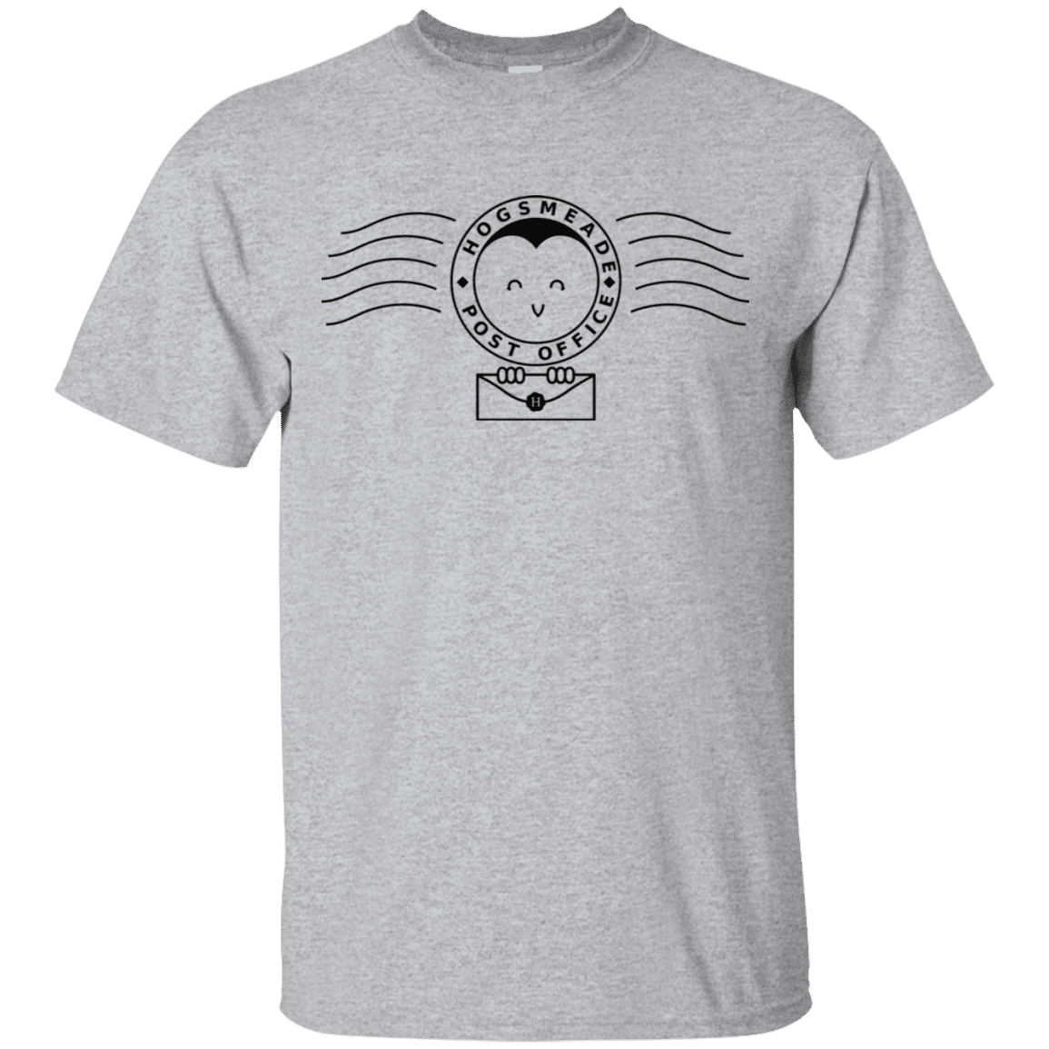 T-Shirts Sport Grey / S Cute Hogsmeade Post Office Stamp T-Shirt
