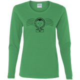 T-Shirts Irish Green / S Cute Hogsmeade Post Office Stamp Women's Long Sleeve T-Shirt