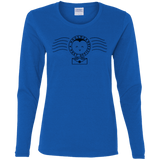 T-Shirts Royal / S Cute Hogsmeade Post Office Stamp Women's Long Sleeve T-Shirt