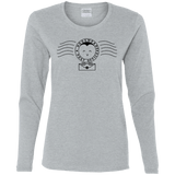 T-Shirts Sport Grey / S Cute Hogsmeade Post Office Stamp Women's Long Sleeve T-Shirt