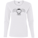 T-Shirts White / S Cute Hogsmeade Post Office Stamp Women's Long Sleeve T-Shirt