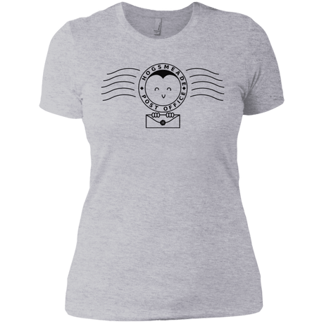 T-Shirts Heather Grey / X-Small Cute Hogsmeade Post Office Stamp Women's Premium T-Shirt