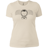 T-Shirts Ivory/ / X-Small Cute Hogsmeade Post Office Stamp Women's Premium T-Shirt